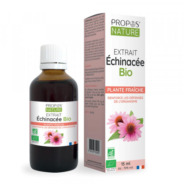 Echinacée Bio – Extrait hydroalcoolique