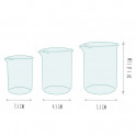 Bécher en verre (25ml / 50ml / 100ml)